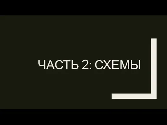 ЧАСТЬ 2: СХЕМЫ