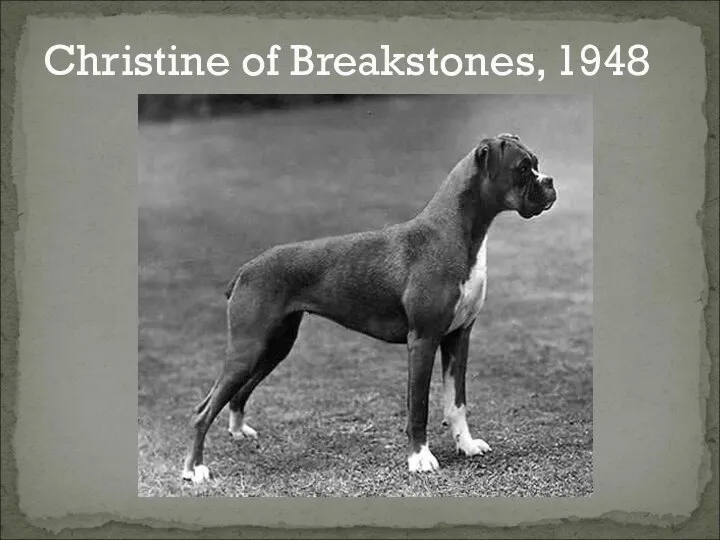 Christine of Breakstones, 1948