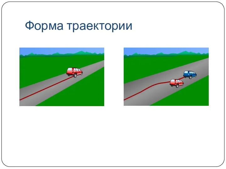 Форма траектории