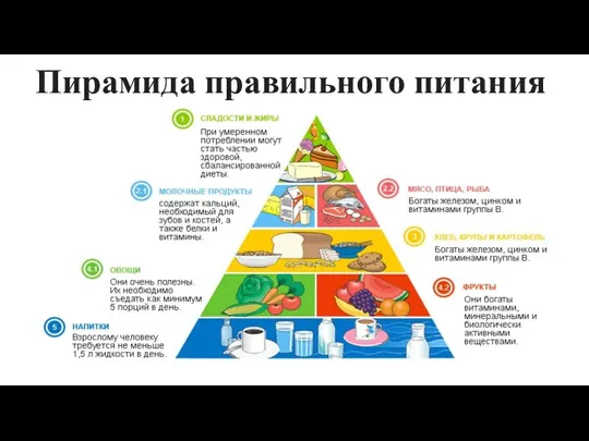 Пирамида правильного питания