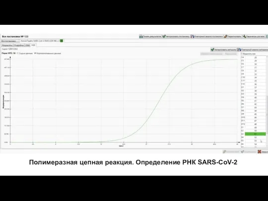 Полимеразная цепная реакция. Определение РНК SARS-CoV-2