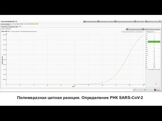 Полимеразная цепная реакция. Определение РНК SARS-CoV-2