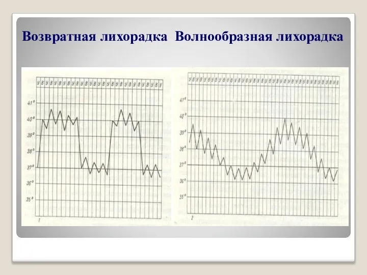 Возвратная лихорадка Волнообразная лихорадка