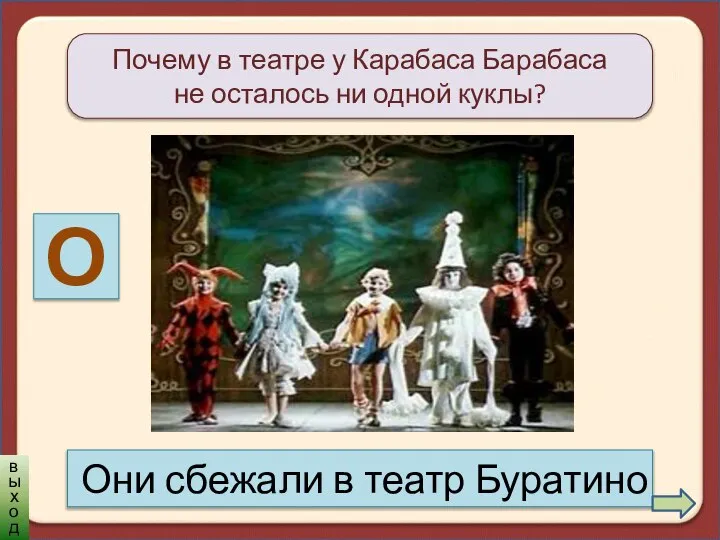 Почему в театре у Карабаса Барабаса не осталось ни одной куклы?
