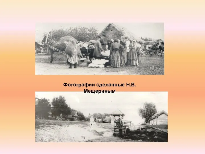 Фотографии сделанные Н.В. Мещериным