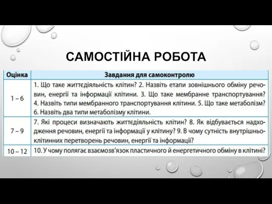 САМОСТІЙНА РОБОТА