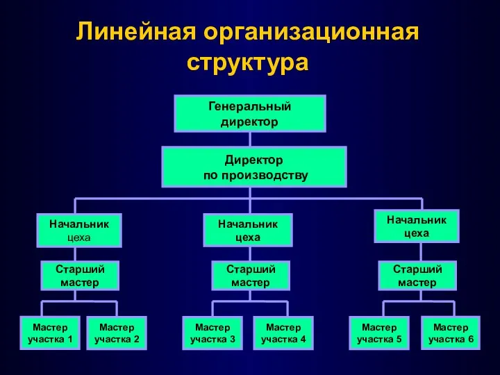 Линейная организационная структура