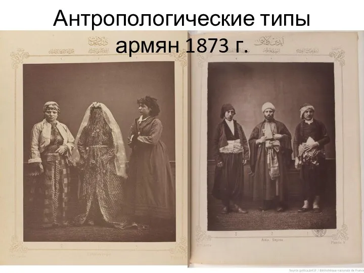 Антропологические типы армян 1873 г.
