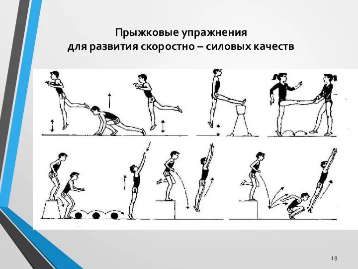 Прыжковые упражнения для развития скоростно – силовых качеств