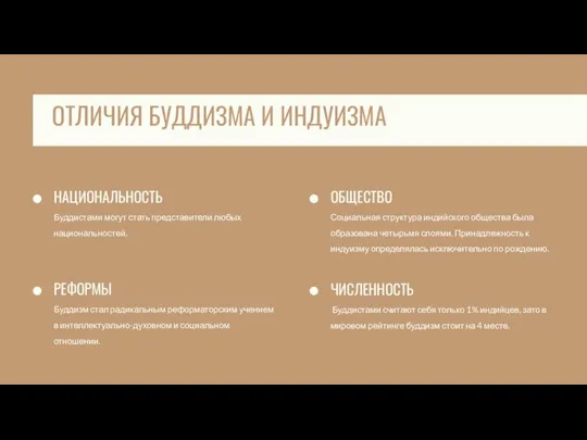 НАЦИОНАЛЬНОСТЬ Буддистами могут стать представители любых национальностей. ОБЩЕСТВО Социальная структура индийского