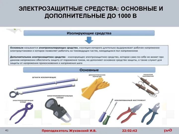 ЭЛЕКТРОЗАЩИТНЫЕ СРЕДСТВА: ОСНОВНЫЕ И ДОПОЛНИТЕЛЬНЫЕ ДО 1000 В