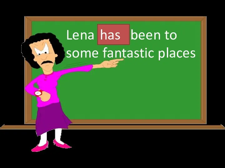 Lena have been to some fantastic places has