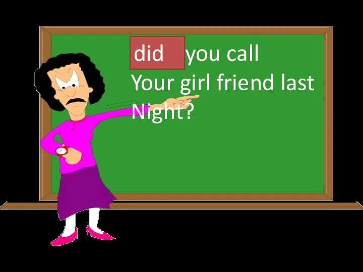 Have you call Your girl friend last Night? did