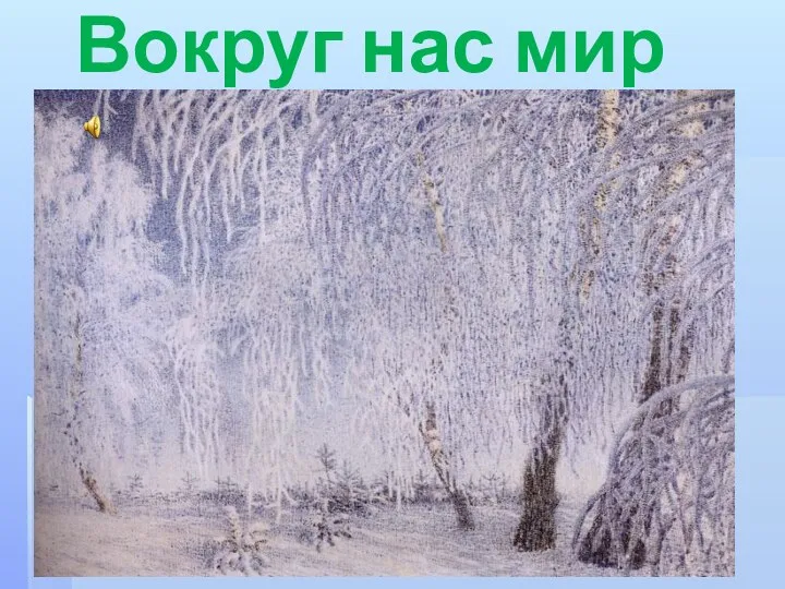 Вокруг нас мир