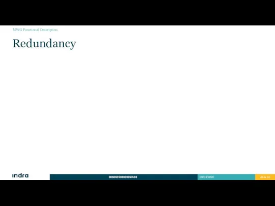 Redundancy MWG Functional Description