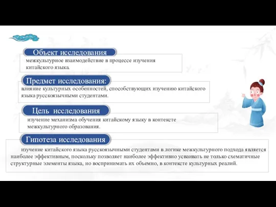 изучение китайского языка русскоязычными студентами в логике межкультурного подхода является наиболее