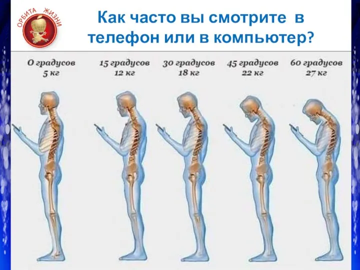 Как часто вы смотрите в телефон или в компьютер? )