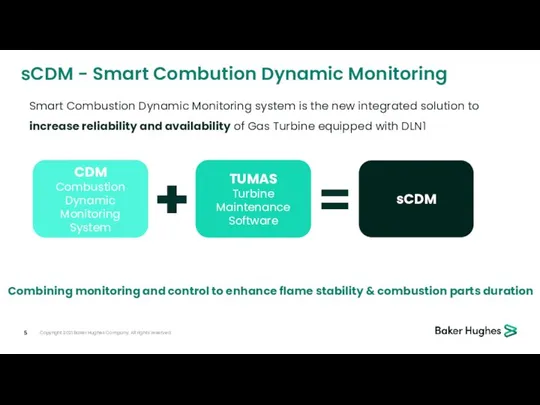 Copyright 2021 Baker Hughes Company. All rights reserved. Combining monitoring and