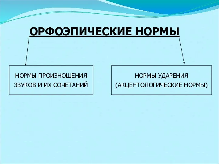 ОРФОЭПИЧЕСКИЕ НОРМЫ НОРМЫ ПРОИЗНОШЕНИЯ ЗВУКОВ И ИХ СОЧЕТАНИЙ НОРМЫ УДАРЕНИЯ (АКЦЕНТОЛОГИЧЕСКИЕ НОРМЫ)