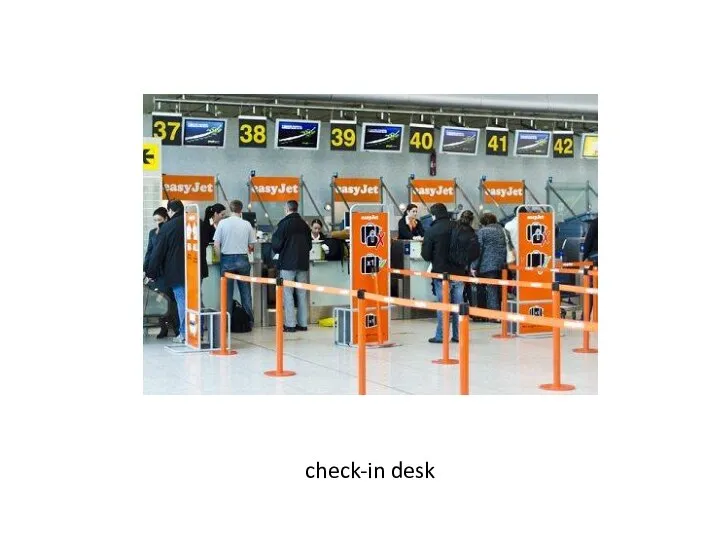 check-in desk