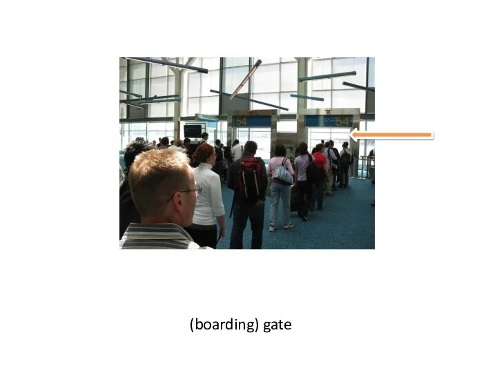 (boarding) gate