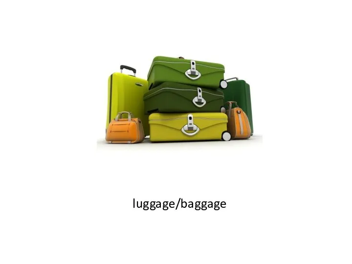 luggage/baggage