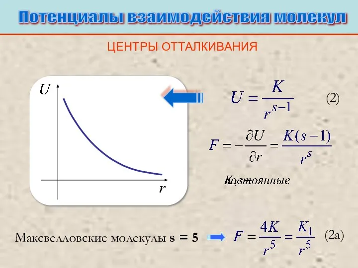 (2) Максвелловские молекулы s = 5 (2a)