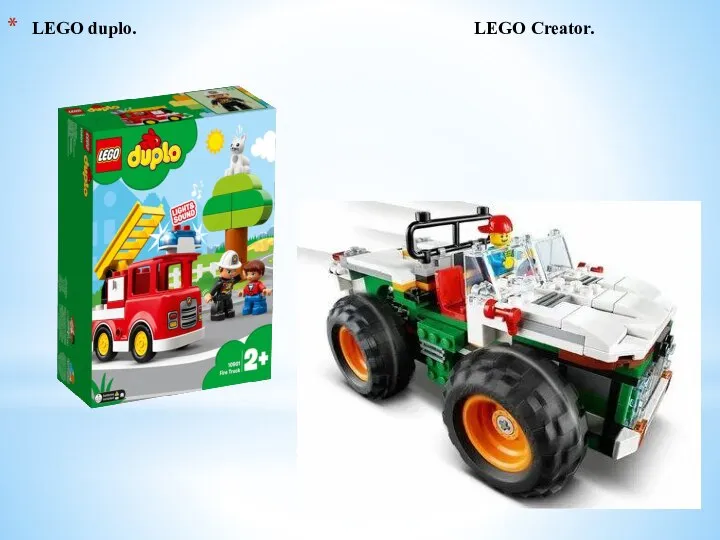 LEGO duplo. LEGO Creator.