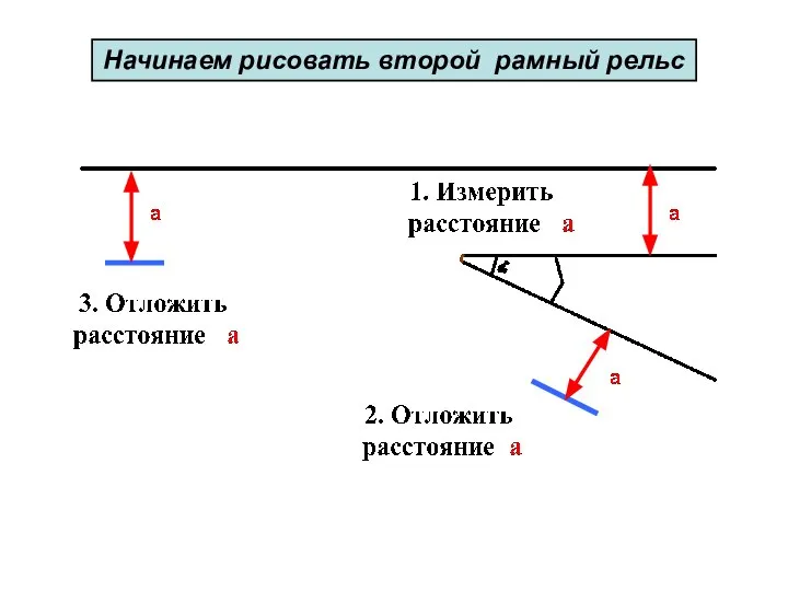 Начинаем рисовать второй рамный рельс