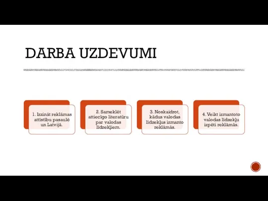 DARBA UZDEVUMI