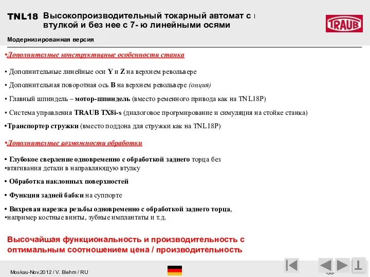 Дополнителные конструктивные особенности станка Дополнительные линейные оси Y и Z на