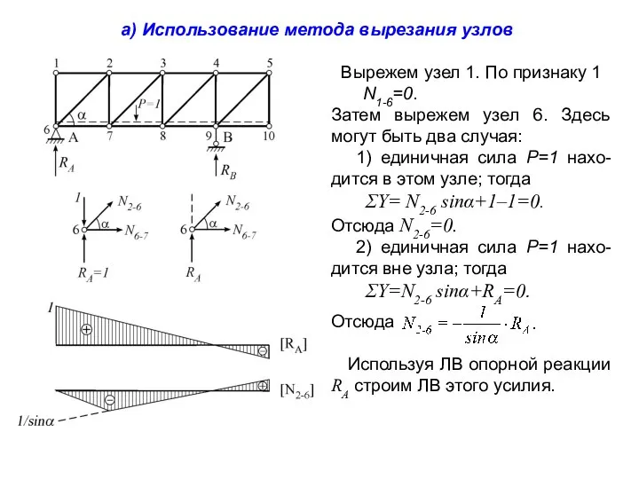 Вырежем узел 1. По признаку 1 N1-6=0. Затем вырежем узел 6.