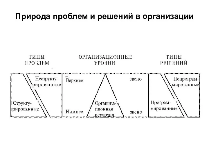 Природа проблем и решений в организации