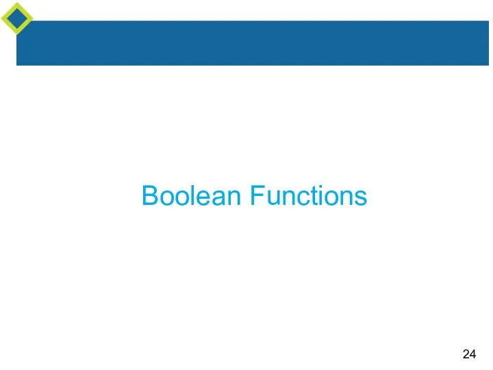 Boolean Functions