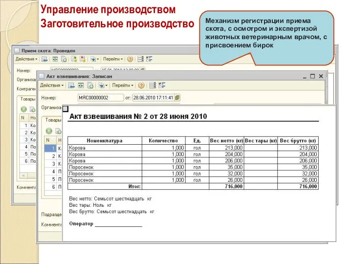 Управление производством Заготовительное производство