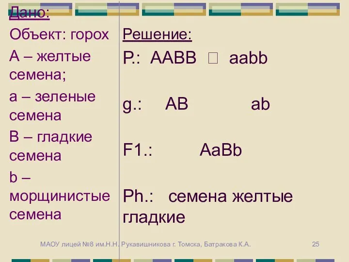 МАОУ лицей №8 им.Н.Н. Рукавишникова г. Томска, Батракова К.А.