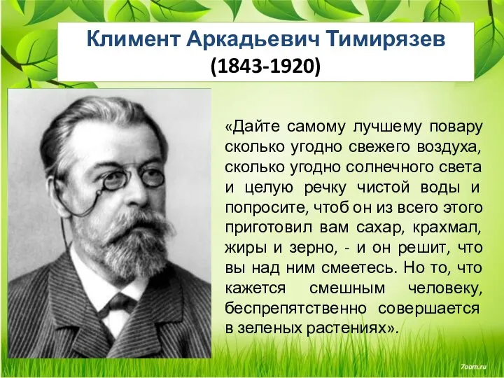 «Дайте самому лучшему повару сколько угодно свежего воздуха, сколько угодно солнечного