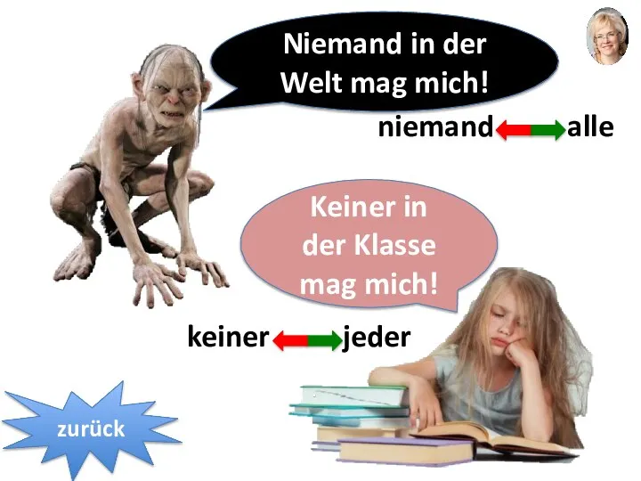 Niemand in der Welt mag mich! Keiner in der Klasse mag