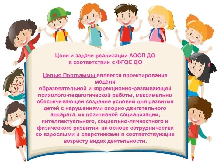 Цели и задачи реализации АООП ДО в соответствии с ФГОС ДО