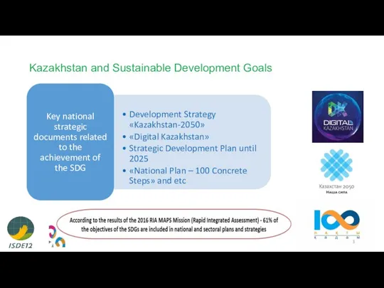 Kazakhstan and Sustainable Development Goals
