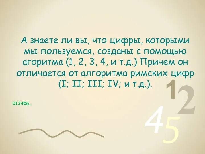 А знаете ли вы, что цифры, которыми мы пользуемся, созданы с