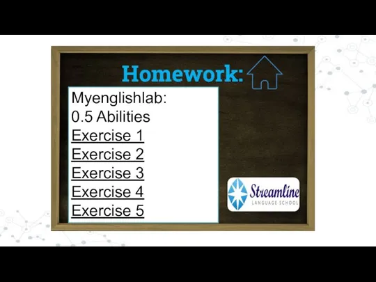 Myenglishlab: 0.5 Abilities Exercise 1 Exercise 2 Exercise 3 Exercise 4 Exercise 5