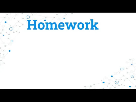 Homework