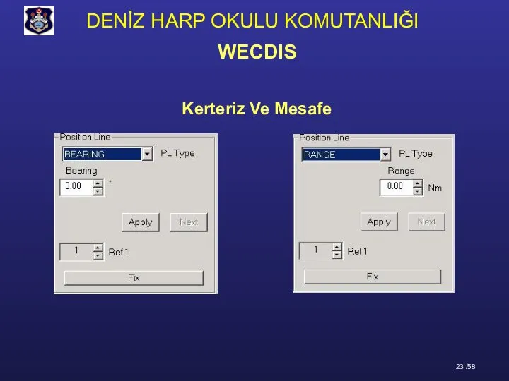 Kerteriz Ve Mesafe WECDIS