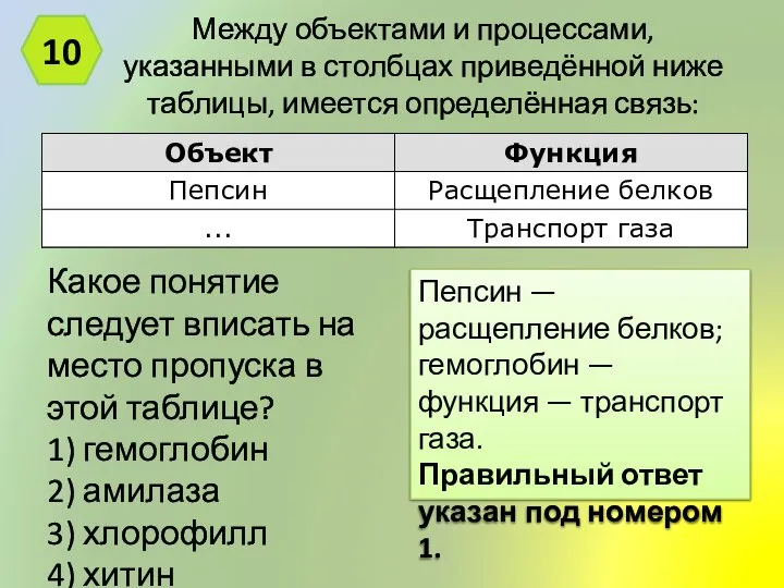 Между объектами и процессами, указанными в столбцах приведённой ниже таблицы, имеется