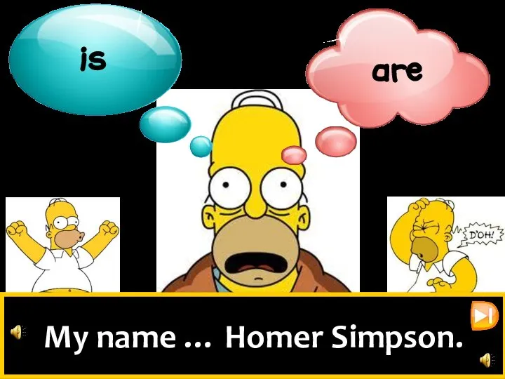 My name … Homer Simpson.