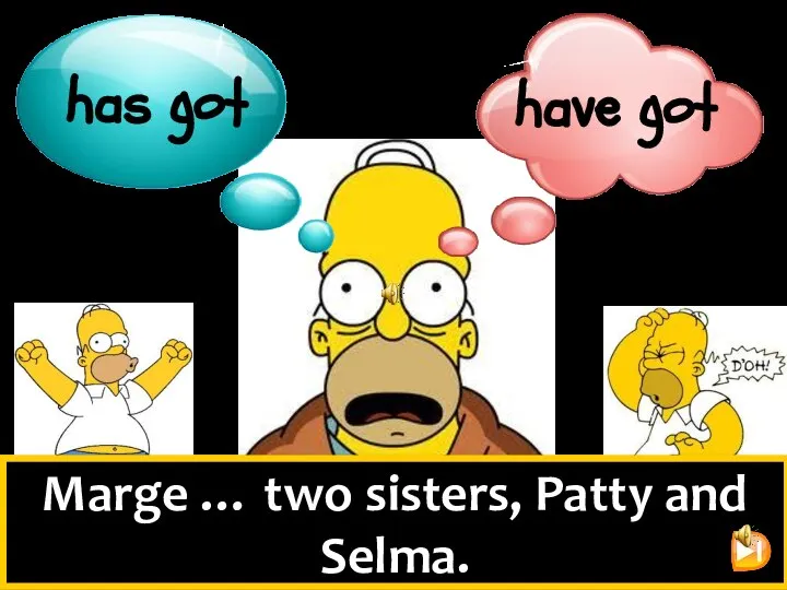 Marge … two sisters, Patty and Selma.