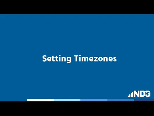 Setting Timezones