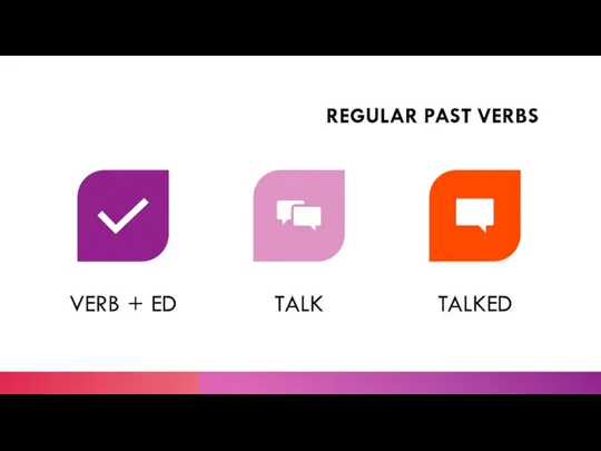 REGULAR PAST VERBS