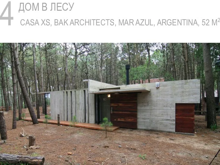 4 ДОМ В ЛЕСУ CASA XS, BAK ARCHITECTS, MAR AZUL, ARGENTINA, 52 M2